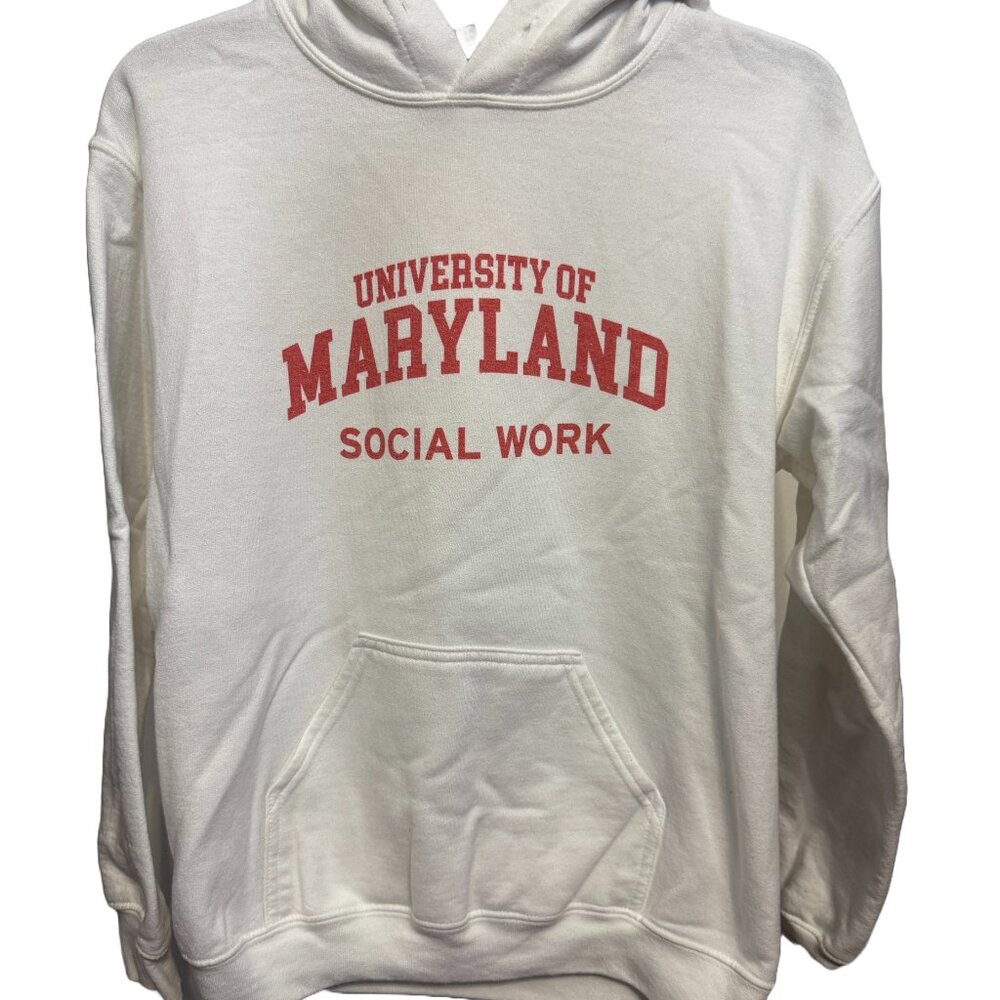 UMD University of Maryland College Park Terrapins Social Work Gildan Hoodie, Sm